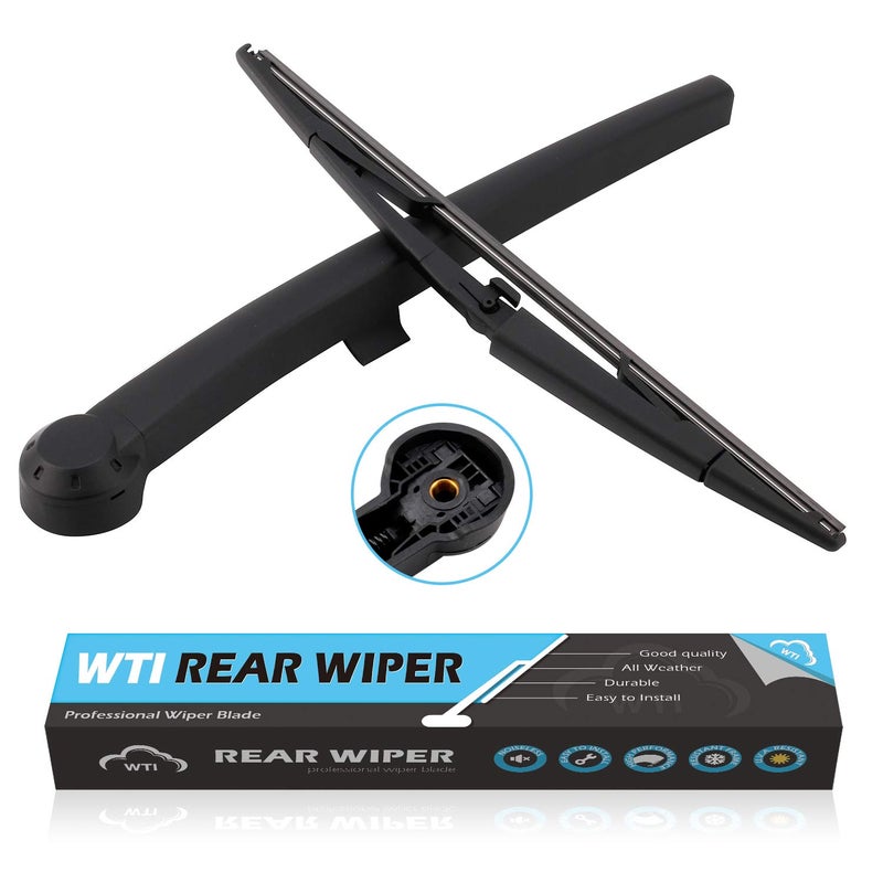 WTI Rear Wiper Arm Blade Set Compatible With Jeep Grand Cherokee 1998-2004 SUV Rear Windshield Window Wiper Kits Assembly New Replacement Accessories Parts Fit 5102882AA - Image 1